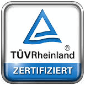 TÜV-Rheinland zertifiziert